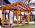 Pergola mit Glasdach