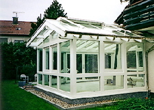 Wintergarten mit Glasdach
